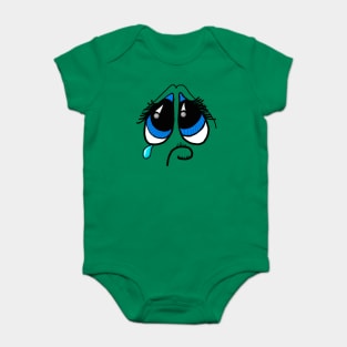 pouty face Baby Bodysuit